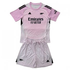 Arsenal Keeper Barn Drakt 2025-26 Rosa Kortermet